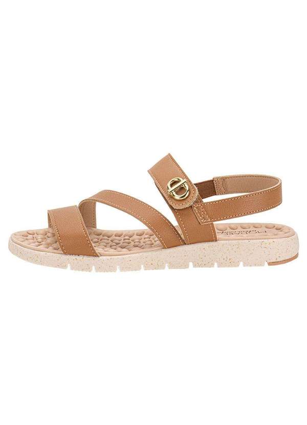 Modare - Sandália Feminina Flat Modare 7162223 - Camel 2