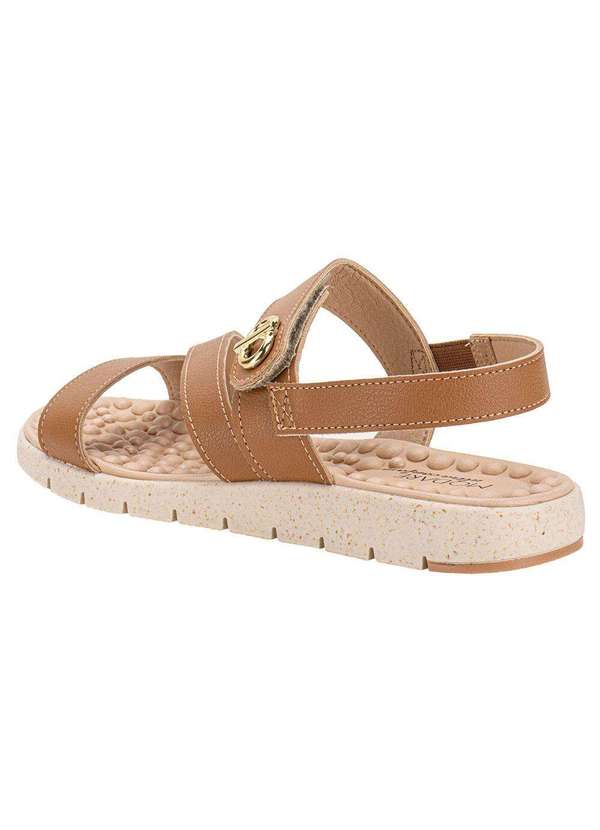 Modare - Sandália Feminina Flat Modare 7162223 - Camel 3