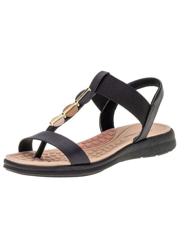 Modare - Sandália Feminina Flat Modare 7174109 - Preto