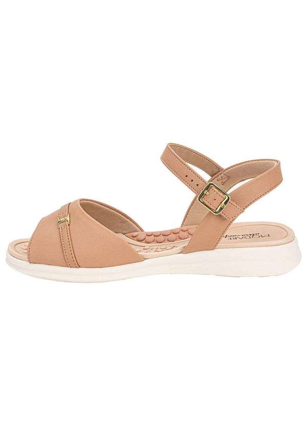 Modare - Sandália Feminina Flat Modare - 7174113 - Salmão 2