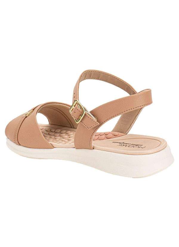 Modare - Sandália Feminina Flat Modare - 7174113 - Salmão 3