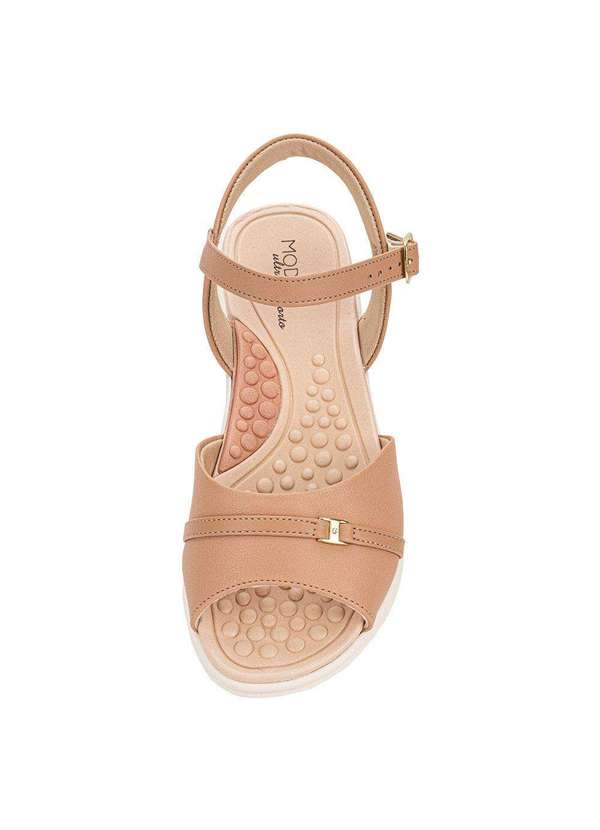 Modare - Sandália Feminina Flat Modare - 7174113 - Salmão 5