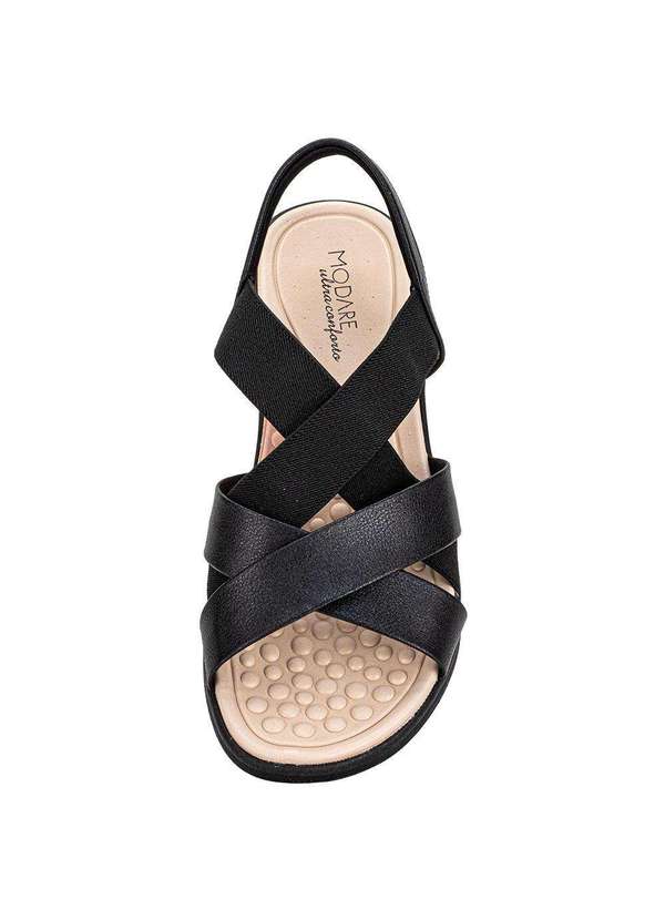Modare - Sandália Feminina Flat Modare 7174125 Preto 5
