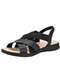 Modare - Sandália Feminina Flat Modare 7174125 Chocolate 01 - variação: Preto
