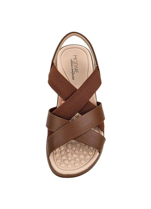 Modare - Sandália Feminina Flat Modare 7174125 Chocolate 5