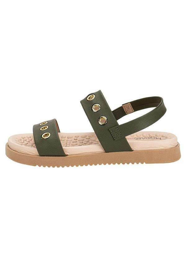 Modare - Sandália Feminina Flat Modare 7178123 - Verde 2