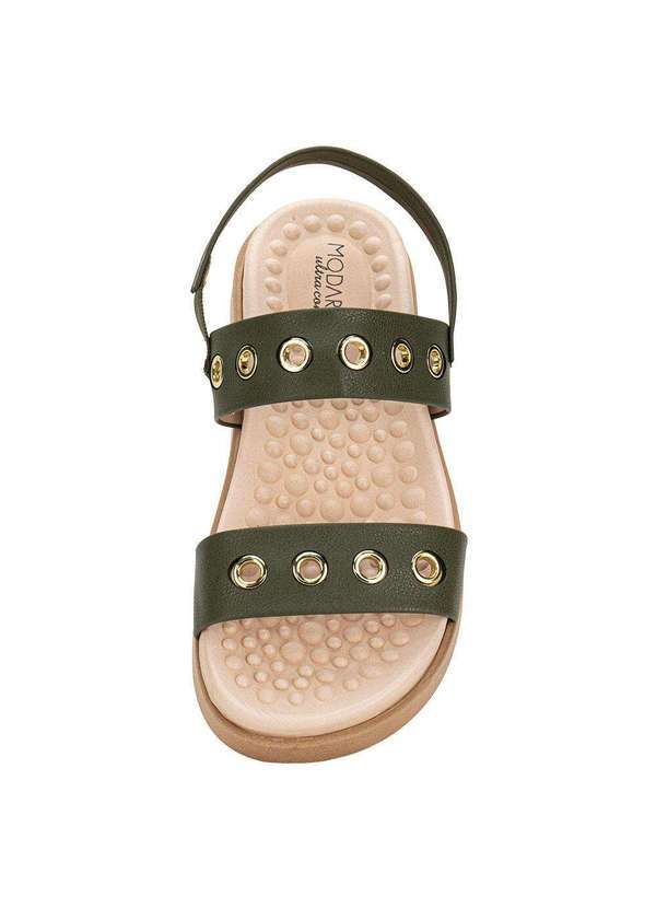 Modare - Sandália Feminina Flat Modare 7178123 - Verde 5