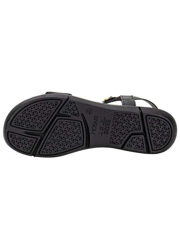 Modare - Sandália Feminina Flat Modare 7199102 Preto 4