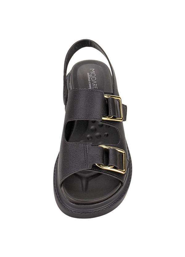 Modare - Sandália Feminina Flat Modare 7200102 - Preto 5