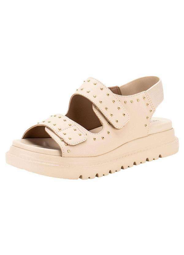 Modare - Sandália Feminina Flat Modare 7200105 - Natural