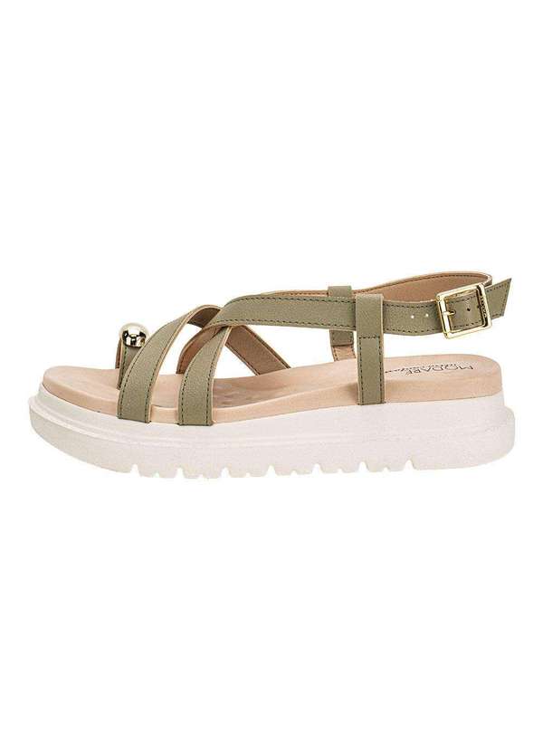 Modare - Sandália Feminina Flat Modare 7200107 - Verde 2
