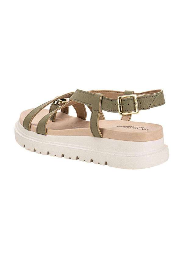 Modare - Sandália Feminina Flat Modare 7200107 - Verde 3