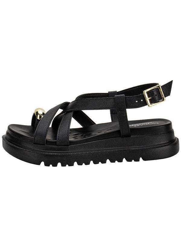 Modare - Sandália Feminina Flat Modare 7200107 Preto 2