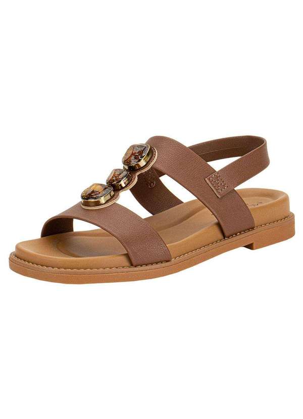 Modare - Sandália Feminina Flat Modare 7205106 - Café