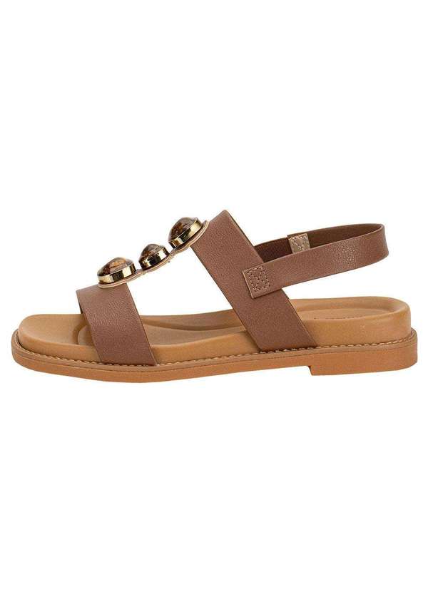 Modare - Sandália Feminina Flat Modare 7205106 - Café 2