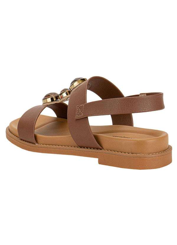 Modare - Sandália Feminina Flat Modare 7205106 - Café 3