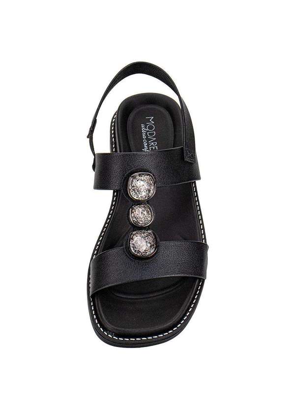 Modare - Sandália Feminina Flat Modare 7205106 - Preto 5