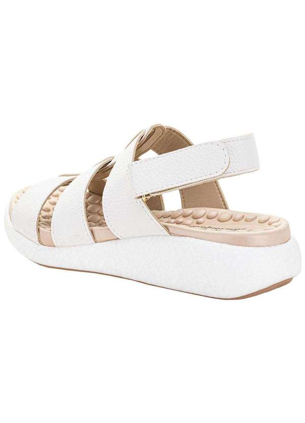 Modare - Sandália Feminina Flat Modare 7206205 Branco 3