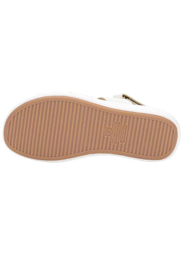 Modare - Sandália Feminina Flat Modare 7206205 Branco 4