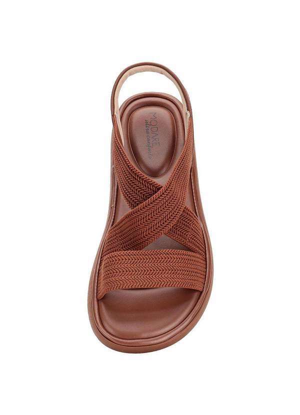 Modare - Sandália Feminina Flat Modare 7208105 Chocolate 5