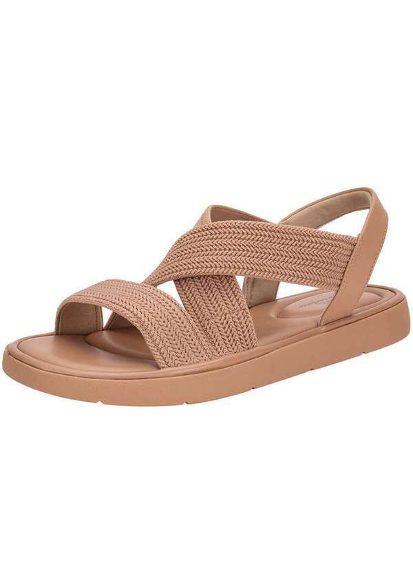 Modare - Sandália Feminina Flat Modare 7208105 Salmão