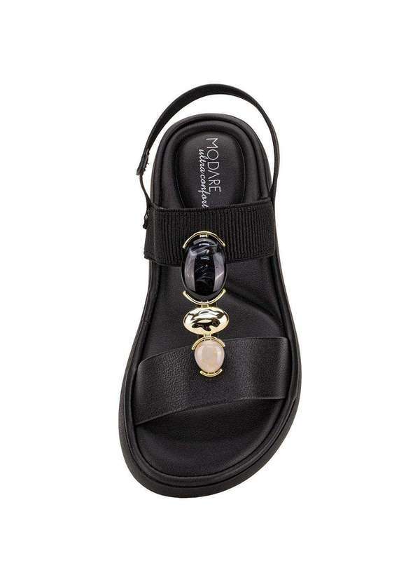 Modare - Sandália Feminina Flat Modare 7208108 Preto 5