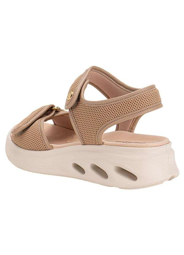 Modare - Sandália Feminina Flat Modare 7210103 - Bege 3