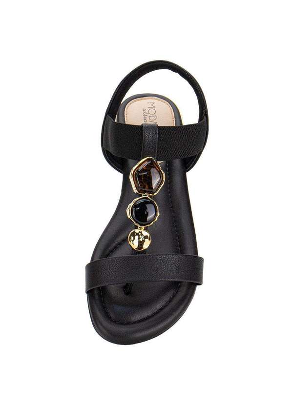 Modare - Sandália Feminina Flat Modare 7217104 Preto 5