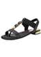 Modare - Sandália Feminina Flat Modare 7217104 Chocolate - variação: Preto
