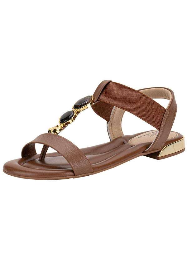Modare - Sandália Feminina Flat Modare 7217104 Chocolate 1