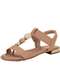 Modare - Sandália Feminina Flat Modare 7217104 Chocolate - variação: SALMÃO