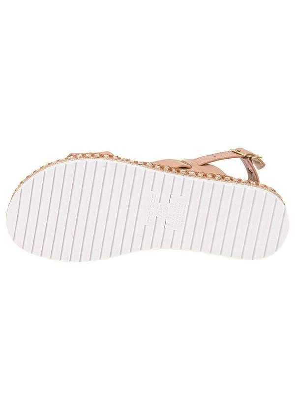 Moleca - Sandália Feminina Flat Moleca 5447518 - Salmão 4