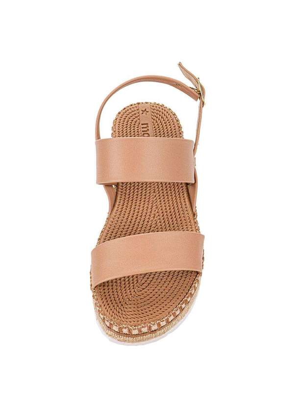 Moleca - Sandália Feminina Flat Moleca 5447518 - Salmão 5