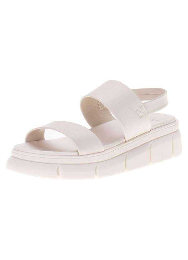 Moleca - Sandália Feminina Flat Moleca 5483107 - Marfim
