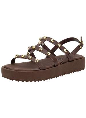 Sandália Feminina Flat Moleca 5489119 - MOLECA