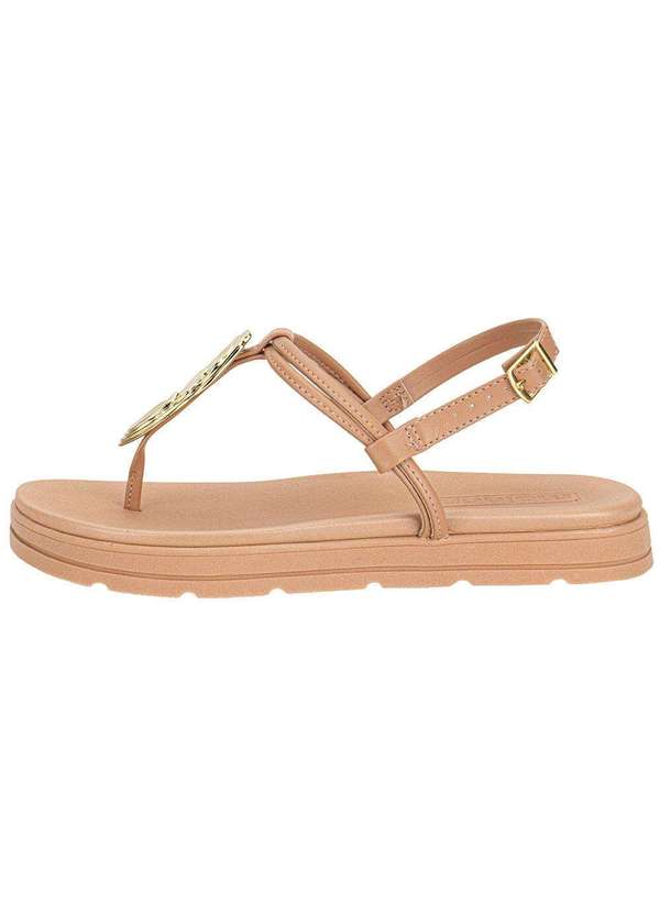Moleca - Sandália Feminina Flat Moleca 5490122 Salmão 2
