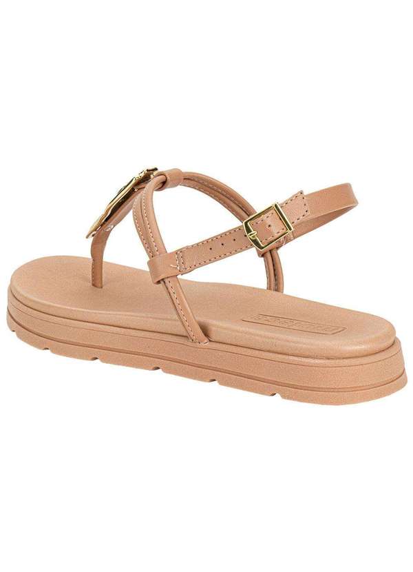Moleca - Sandália Feminina Flat Moleca 5490122 Salmão 3