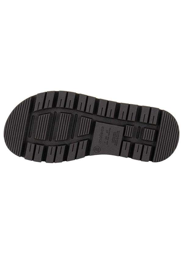 Moleca - Sandália Feminina Flat Moleca 5504101 - Preto 4
