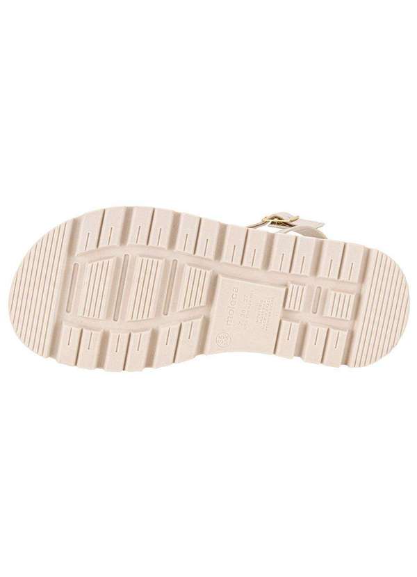 Moleca - Sandália Feminina Flat Moleca 5504102 - Marfim 4