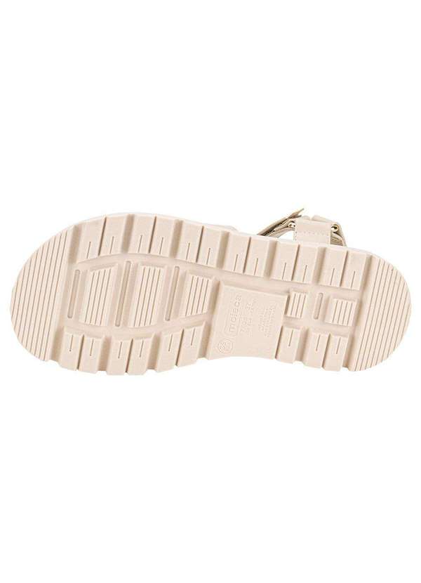 Moleca - Sandália Feminina Flat Moleca 5504109 - Marfim 4