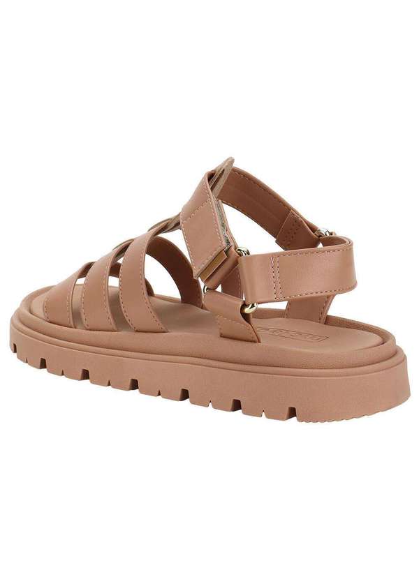 Moleca - Sandália Feminina Flat Moleca 5504109 Salmão 3