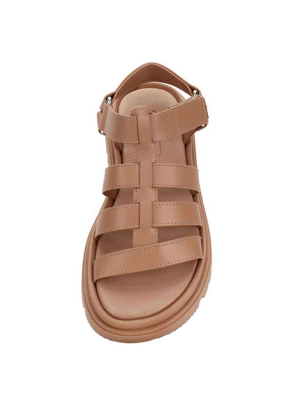 Moleca - Sandália Feminina Flat Moleca 5504109 Salmão 5