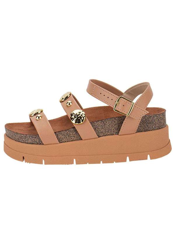 Moleca - Sandália Feminina Flat Moleca 5513104 - Salmão 2