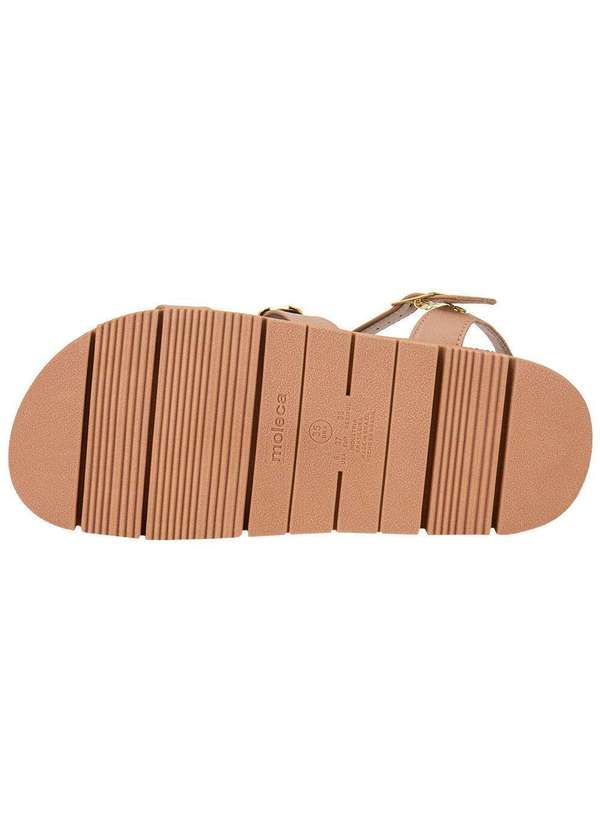 Moleca - Sandália Feminina Flat Moleca 5513104 - Salmão 4
