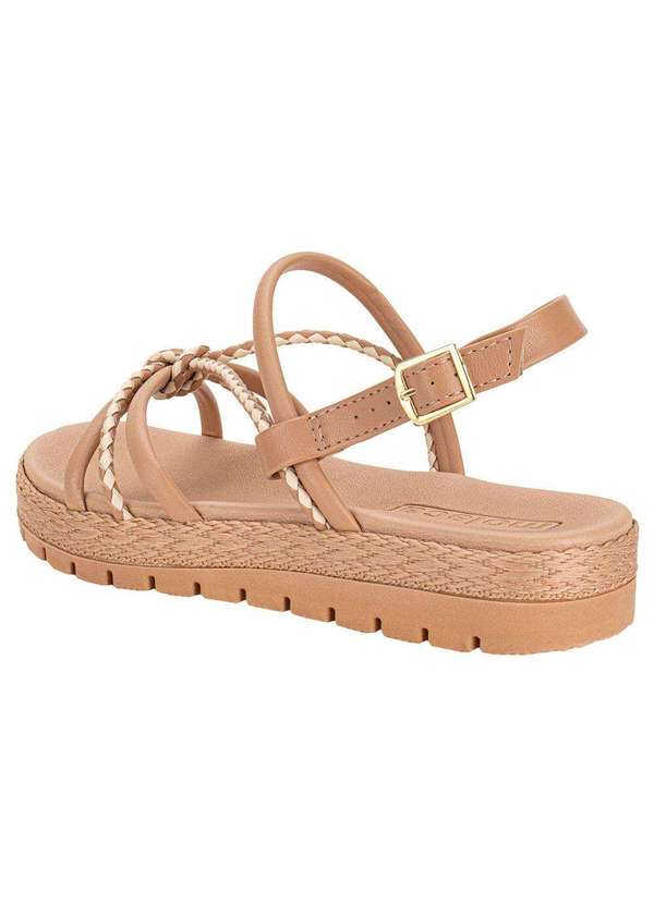 Moleca - Sandália Feminina Flat Moleca 5539103 - Salmão 3
