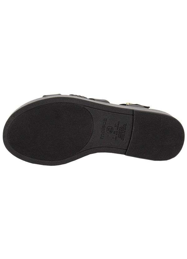 Moleca - Sandália Feminina Flat Moleca 5553102 Preto 4