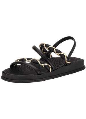 Sandália Feminina Flat Moleca 5556110 - MOLECA