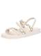 Moleca - Sandália Feminina Flat Moleca 5556110 Branco/Off - variação: Branco/Off