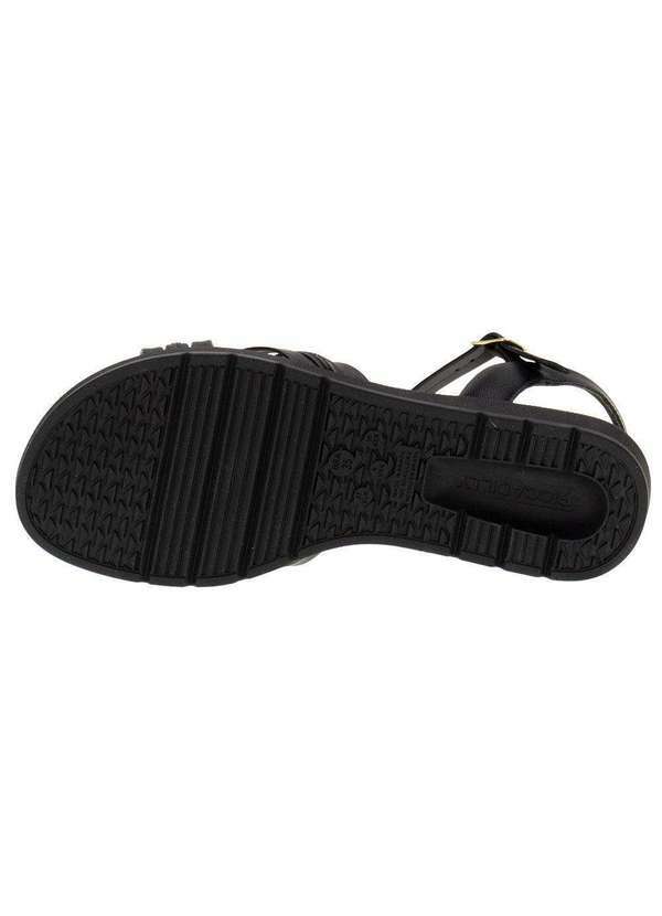 Piccadilly - Sandália Feminina Flat Piccadilly - 410026 - Preto 01 4