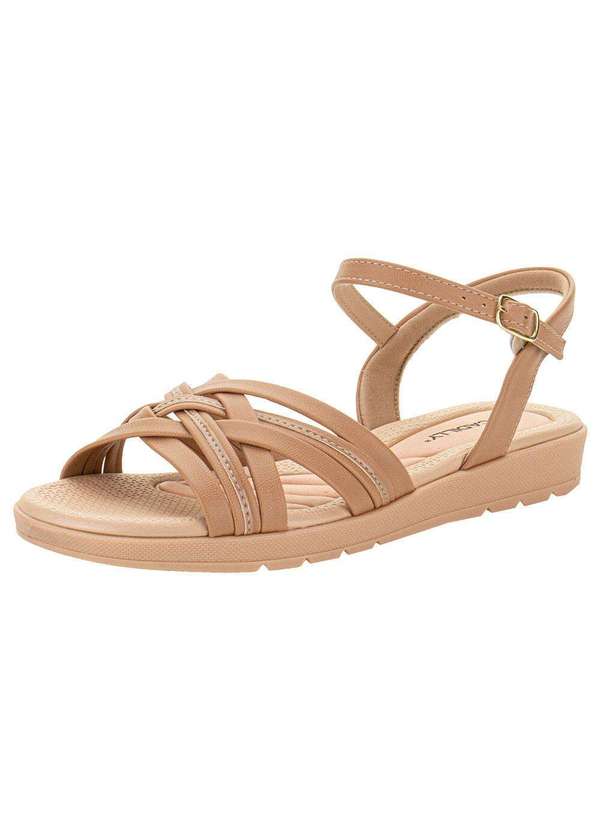 Piccadilly - Sandália Feminina Flat Piccadilly - 410026 - Salmão